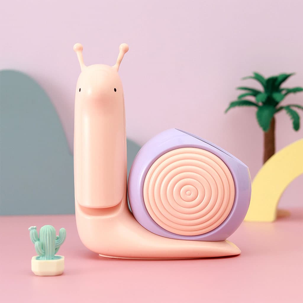 Lampe Veilleuse Escargot Mignonne LED avec Porte-stylo – مصباح على شكل حلزون لمكتب الأطفال - Électronique - صورة 6