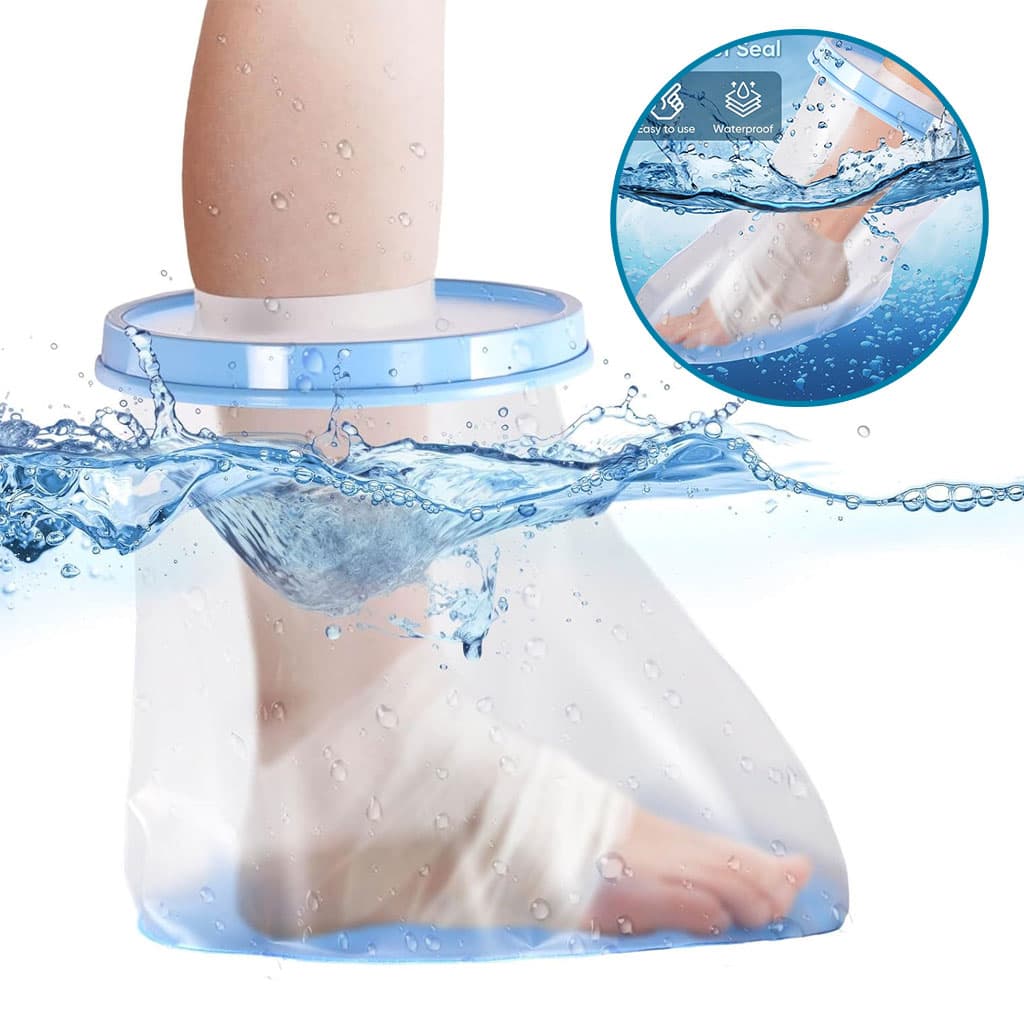 Housse de plâtre imperméable pour la douche protection demi pied adulte – غطاء عازل للمياه للرجل المكسورة - Divers - صورة 1