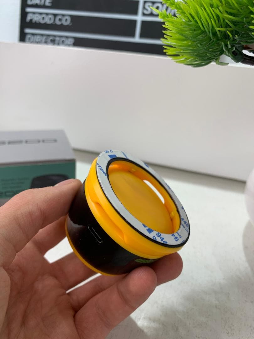 G200 Mini Haut-parleur Bluetooth magnétique sans fil avec lumière RVB – مكبر صوت مغناطيسي ومحمول - Électronique - صورة حقيقية 7