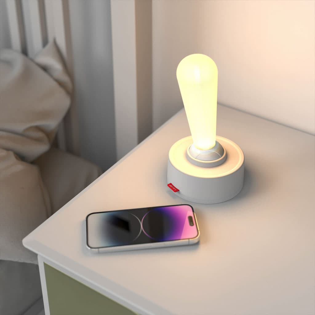 Veilleuse LED à Levier avec Interrupteur à bascule Rechargeable – مصباح غرف نوم قابل للشحن - Électronique - صورة 4