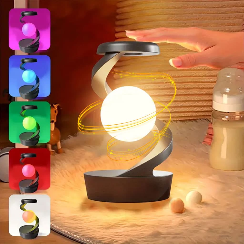 Lampe de Chevet en Spirale Design Moderne Lumière RGB – مصباح لاسلكي بأضواء متغيرة - Électronique - صورة 1