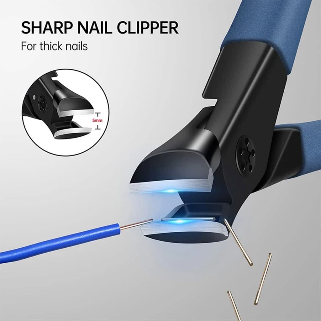 Coupe-ongles courbés en acier inoxydable pour ongles épais – مقص أظافر بتصميم منحني للأظافر السميكة - Soins et Beauté - صورة 3