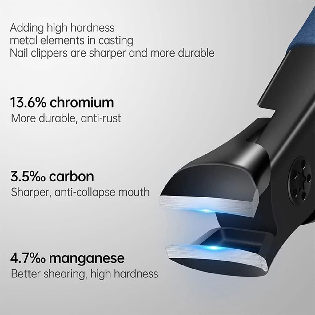 Coupe-ongles courbés en acier inoxydable pour ongles épais – مقص أظافر بتصميم منحني للأظافر السميكة - Soins et Beauté - صورة 4