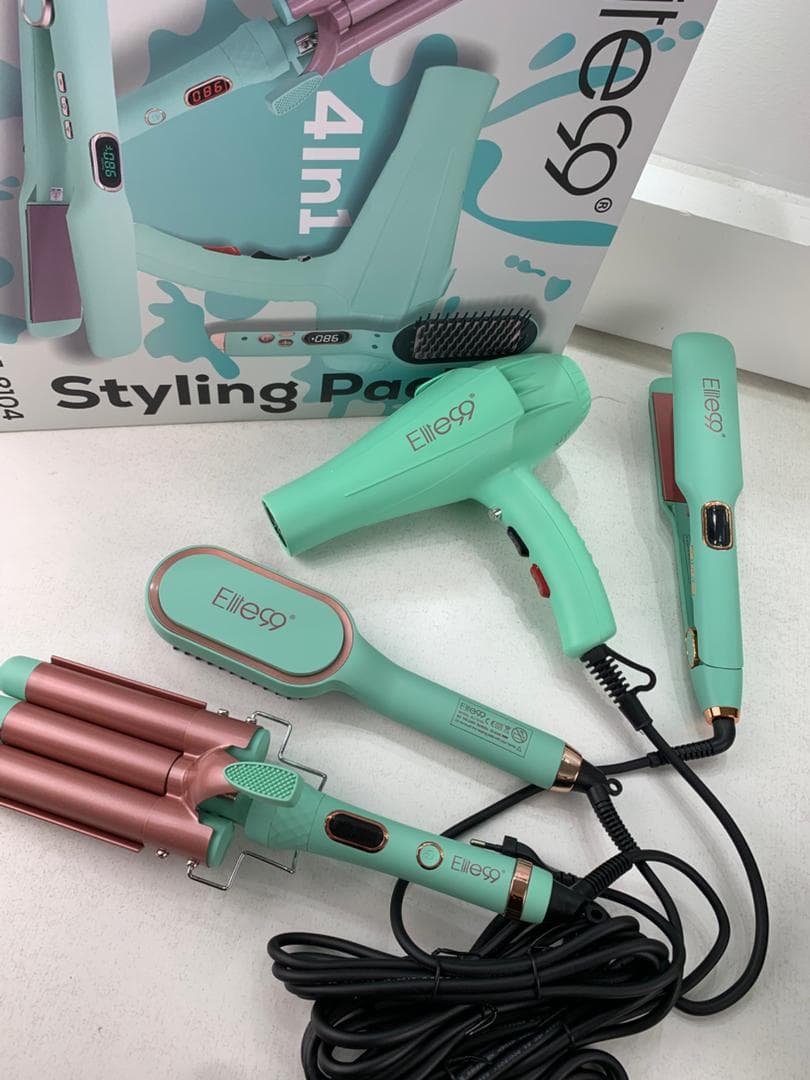 Elite99 Styling 4en1 Pack Ultime pour des Cheveux Parfaits – مجموعة العناية بالشعر 4في1 - Soins et Beauté - صورة حقيقية 8