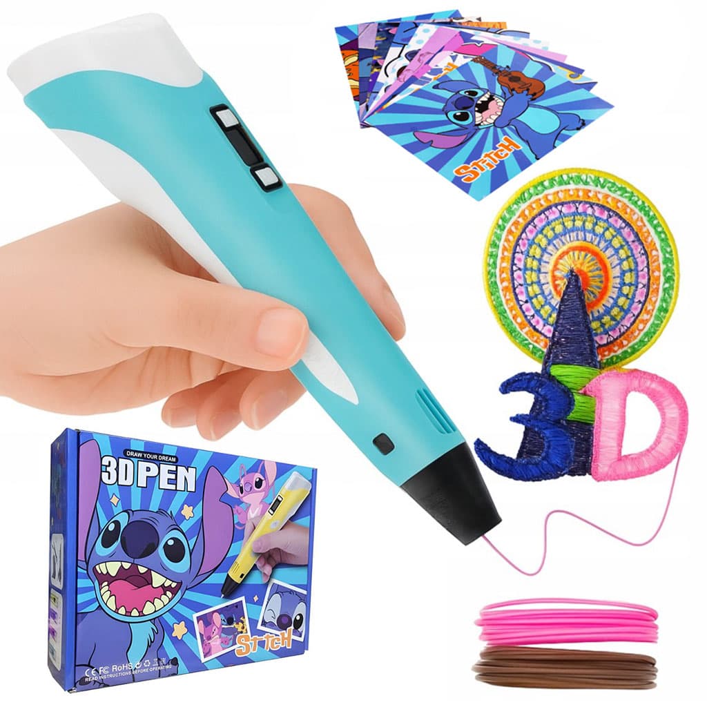Stylo 3D Graffiti pour Enfants avec Recharges de Filament – قلم رسم ثلاثي الأبعاد للأطفال - Jouet & Gaming - صورة 1