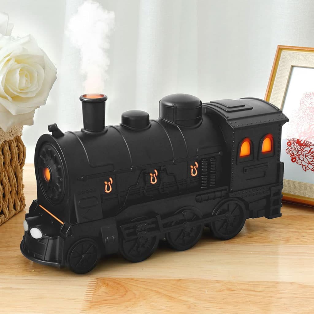 Train Diffuseur D Huiles Essentielles et Humidificateur Ultra-Silencieux de 300ml – معطر جو على شكل قطار - Décoration - صورة 7