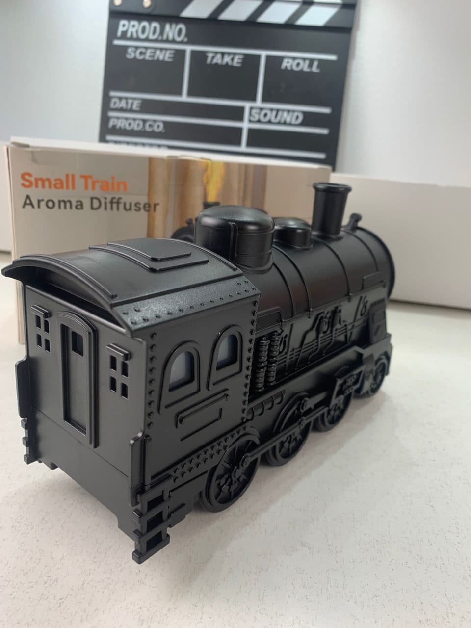 Train Diffuseur D Huiles Essentielles et Humidificateur Ultra-Silencieux de 300ml – معطر جو على شكل قطار - Décoration - صورة حقيقية 10
