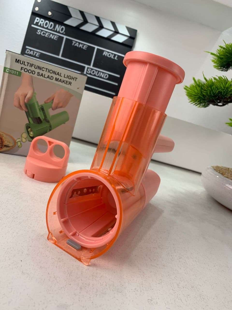 Trancheuse à électrique multifonctionnelle pour légumes et fruits – جهاز تقطيع الخضر والفواكه - Cuisine - صورة حقيقية 9
