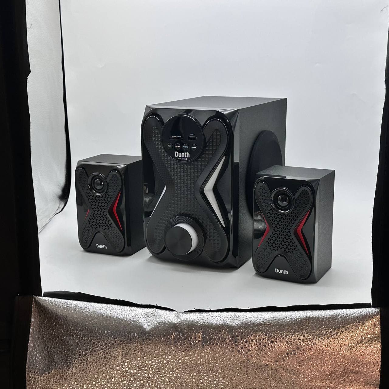 Haut-Parleur DUNTH 8000 W LED BT/AUX/USB/FM Radio DU-SP833 – مكبر صوت إحترافي أصلي - Électronique - صورة حقيقية 4