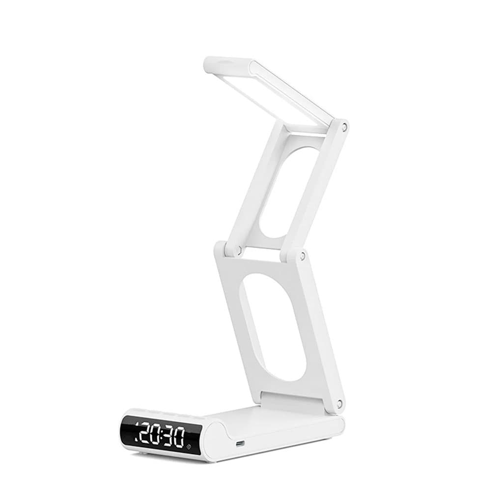 Lampe de bureau rechargeable sans fil avec réveil LED et power bank 5000 mAh – مصباح مكتب ومصباح مع شاحن متنقل - Électronique - صورة 3