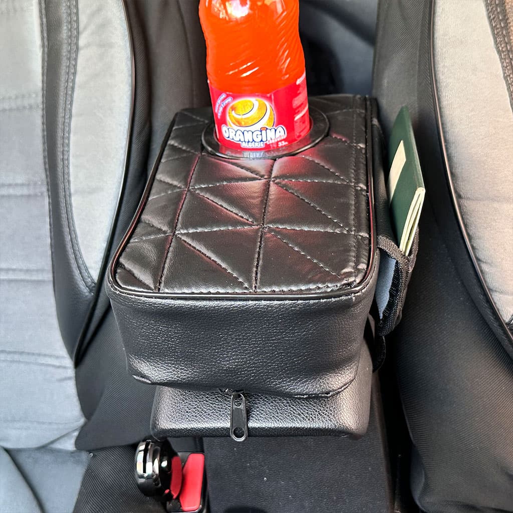 Coussin d’accoudoir de voiture avec porte-gobelet V2 – وسادة منظم الأغراض في السيارة - Accessoires Auto/Moto - صورة 3