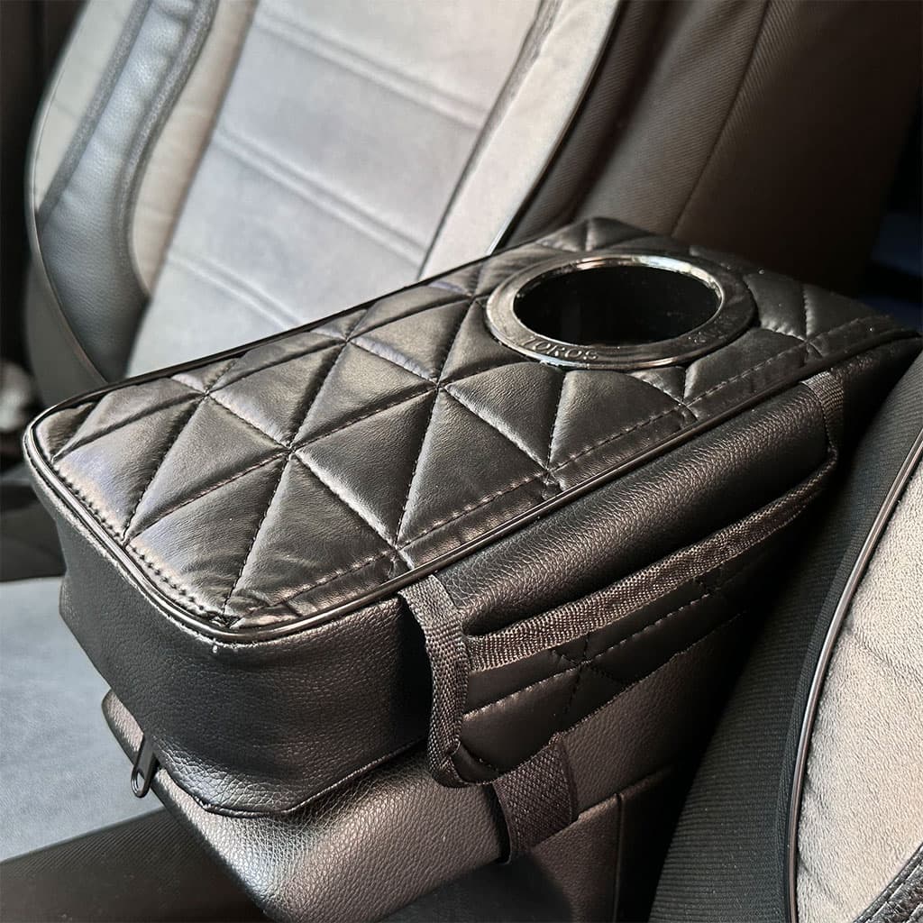 Coussin d’accoudoir de voiture avec porte-gobelet V2 – وسادة منظم الأغراض في السيارة - Accessoires Auto/Moto - صورة 7