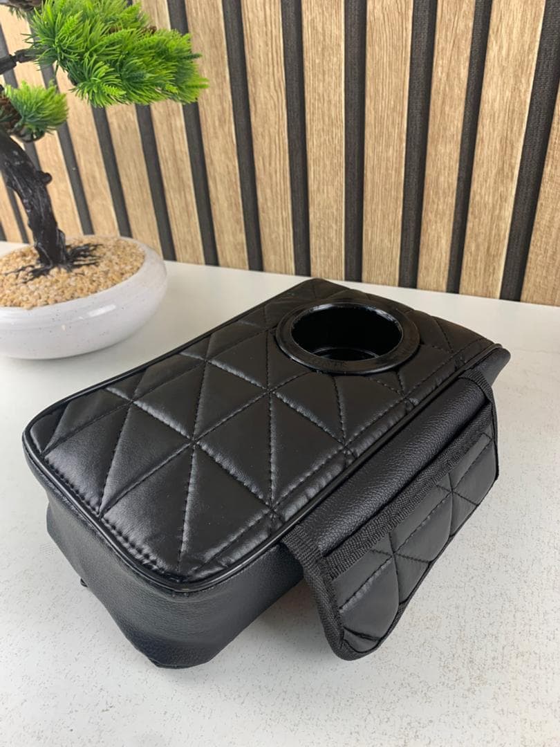 Coussin d’accoudoir de voiture avec porte-gobelet V2 – وسادة منظم الأغراض في السيارة - Accessoires Auto/Moto - صورة حقيقية 9