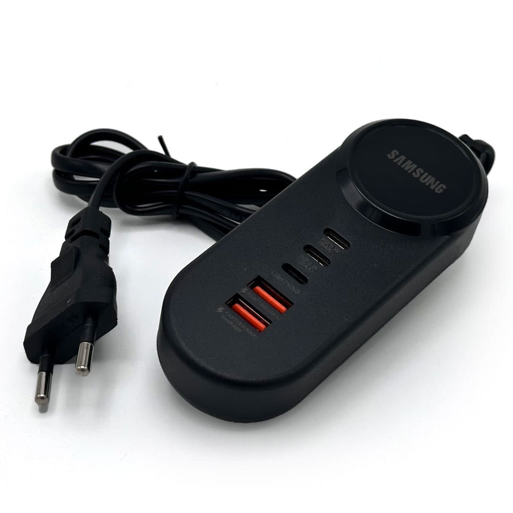 Power Socket Charge rapide Samsung, 25 W 5 Ports Type-C USB Lightning – مقبس شحن سريع سامسونغ - Électronique - صورة 2