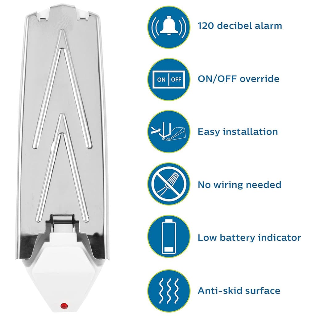 Alarme de butée de porte sans fil activée par pression – جهاز إنذار أسفل الباب - Électronique - صورة 4