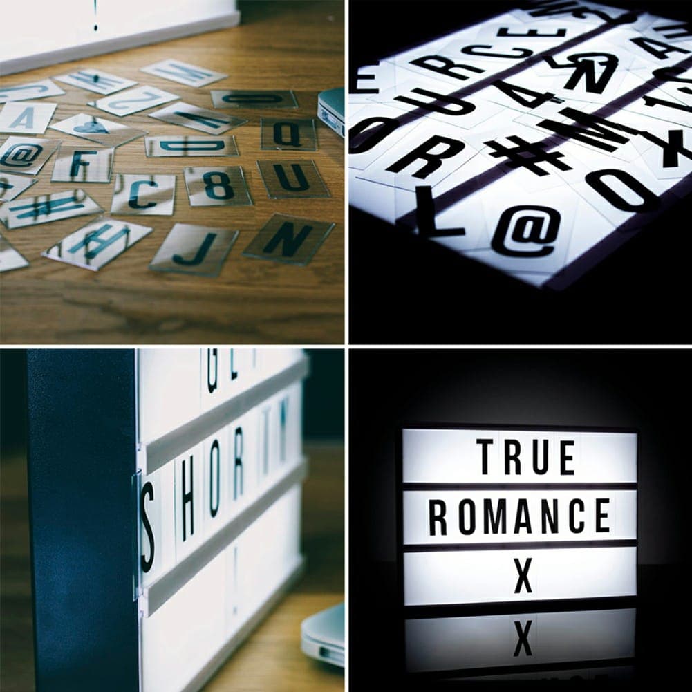 LED MESSAGE LIGHT BOX -Noir et Blanc - Maison - صورة 3
