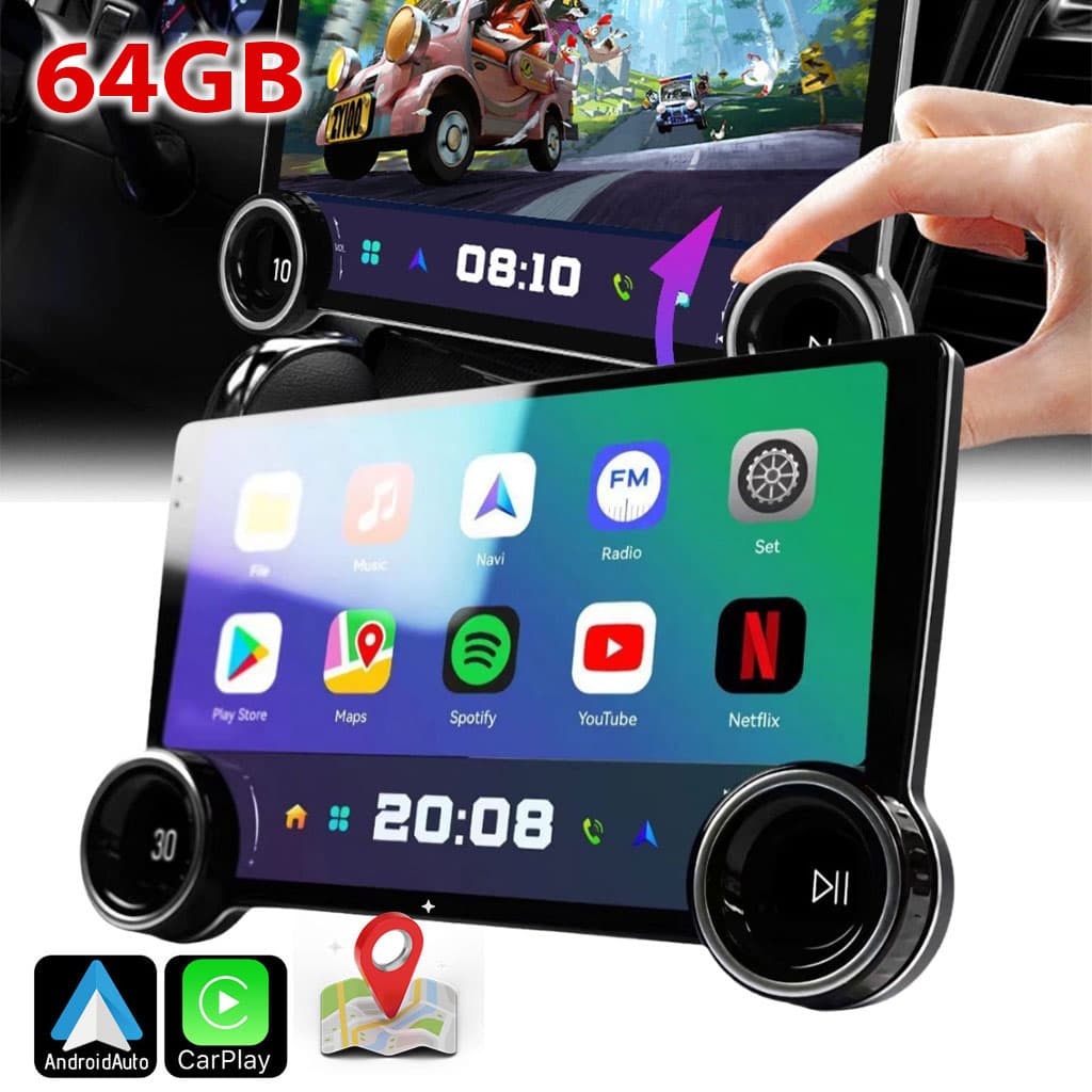 Diamond 2K Tablette de voiture Android 64GB compatible Apple CarPlay Android Auto – شاشة ذكية للسيارة - Accessoires Auto/Moto - صورة 1