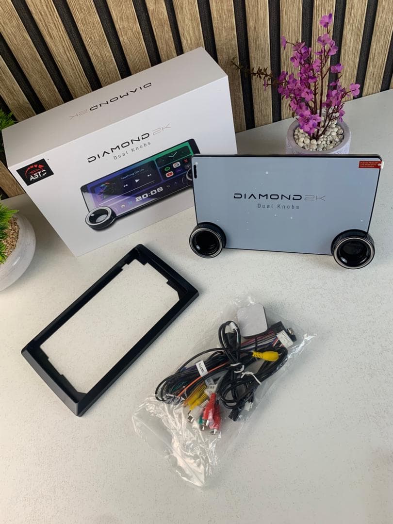 Diamond 2K Tablette de voiture Android 64GB compatible Apple CarPlay Android Auto – شاشة ذكية للسيارة - Accessoires Auto/Moto - صورة حقيقية 11