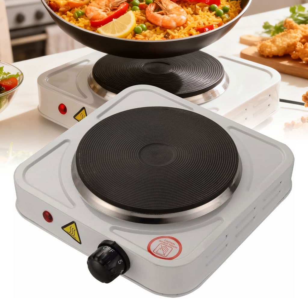 Cuiseur électrique avec plaque en fonte 1000W Température Réglable – لوحة طبخ كهربائية - Cuisine - صورة 1