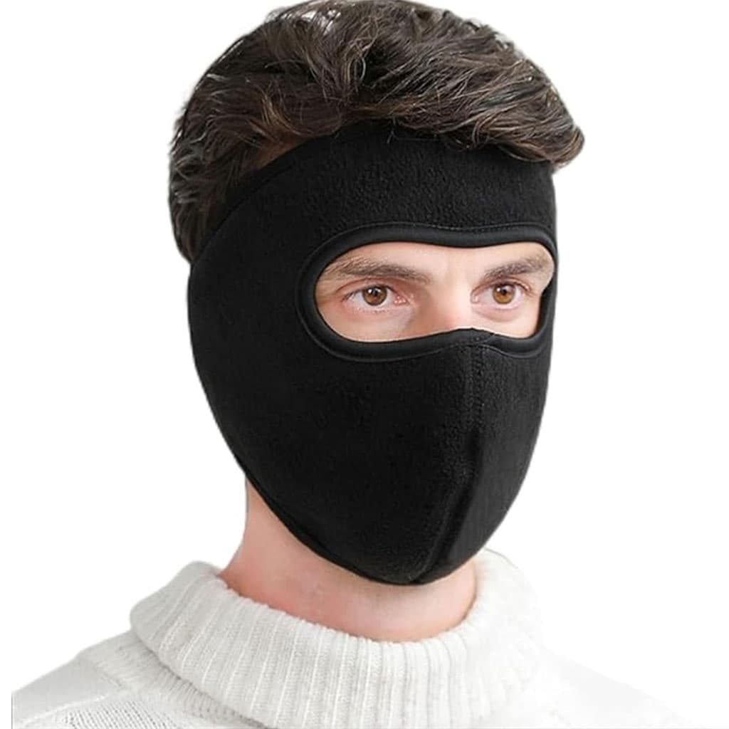 Masque moto pour l’hiver coupe-vent en polaire avec protection pour les yeux – قناع مضاد للبرد لسائقي الدراجات النارية - Accessoires Auto/Moto - صورة 6