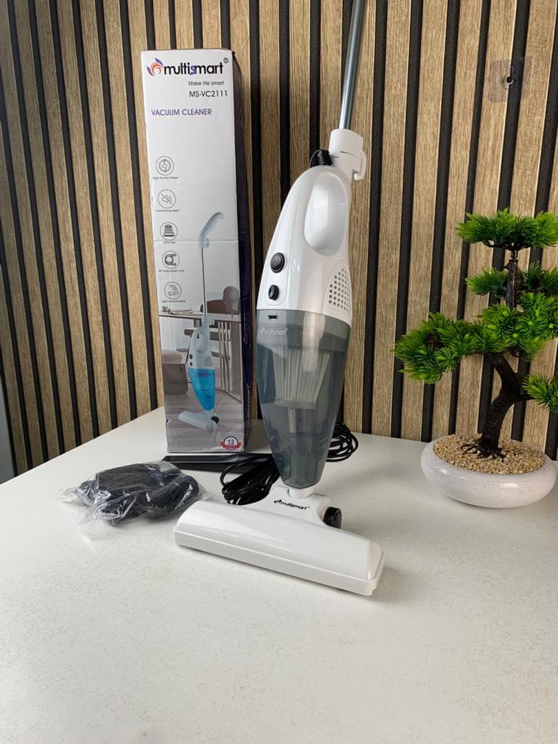 Balai Aspirateur Multismart 500W/14Kpa 2en1avec Filtre de Haute efficacité et 9 Têtes de Rechange – مكنسة كهربائية منزلية بعدة رؤوس - Electroménager - صورة حقيقية 9