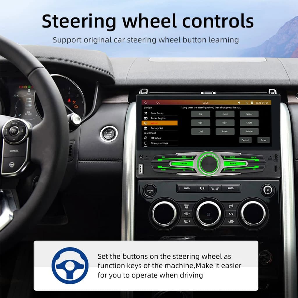 Autoradio MP5 universel pour voiture 6.86 pouces avec fonction Carplay Android Auto – جهاز راديو سيارة - Accessoires Auto/Moto - صورة 2