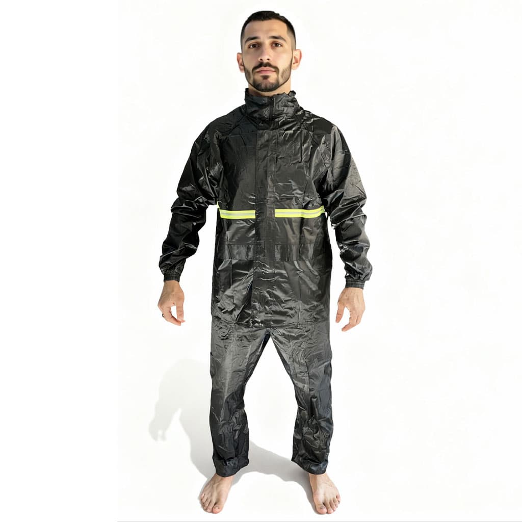 Ensemble De Pluie Imperméable Veste Et Pantalon pour une protection optimale V1 – بدلة مقاومة للماء - Outillage et Bricolage - صورة 2