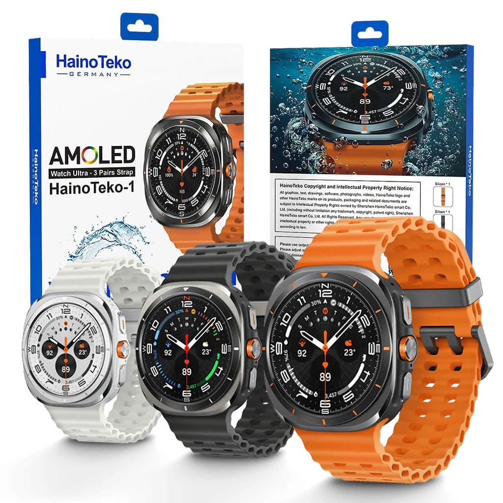 Smart Watch Haino Teko-1 Écran Amoled avec 3 Bracelets intégré – ساعة ذكية أصلية - Électronique - صورة 1