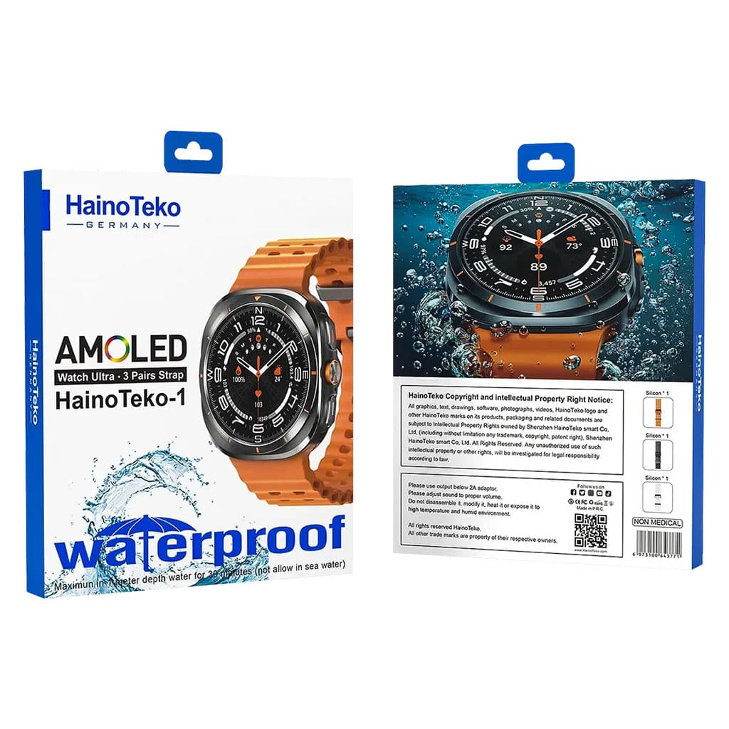 Smart Watch Haino Teko-1 Écran Amoled avec 3 Bracelets intégré – ساعة ذكية أصلية - Électronique - صورة 4
