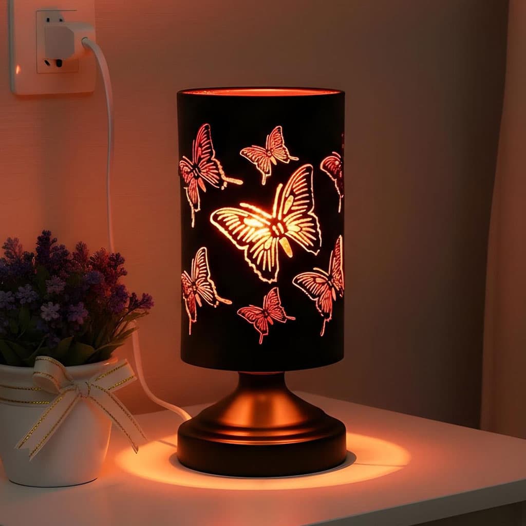 Lampe de Table Décorative Design Élégant Idéal pour Chambre de Nuit PM – مصباح غرفة النوم - Décoration - صورة 3