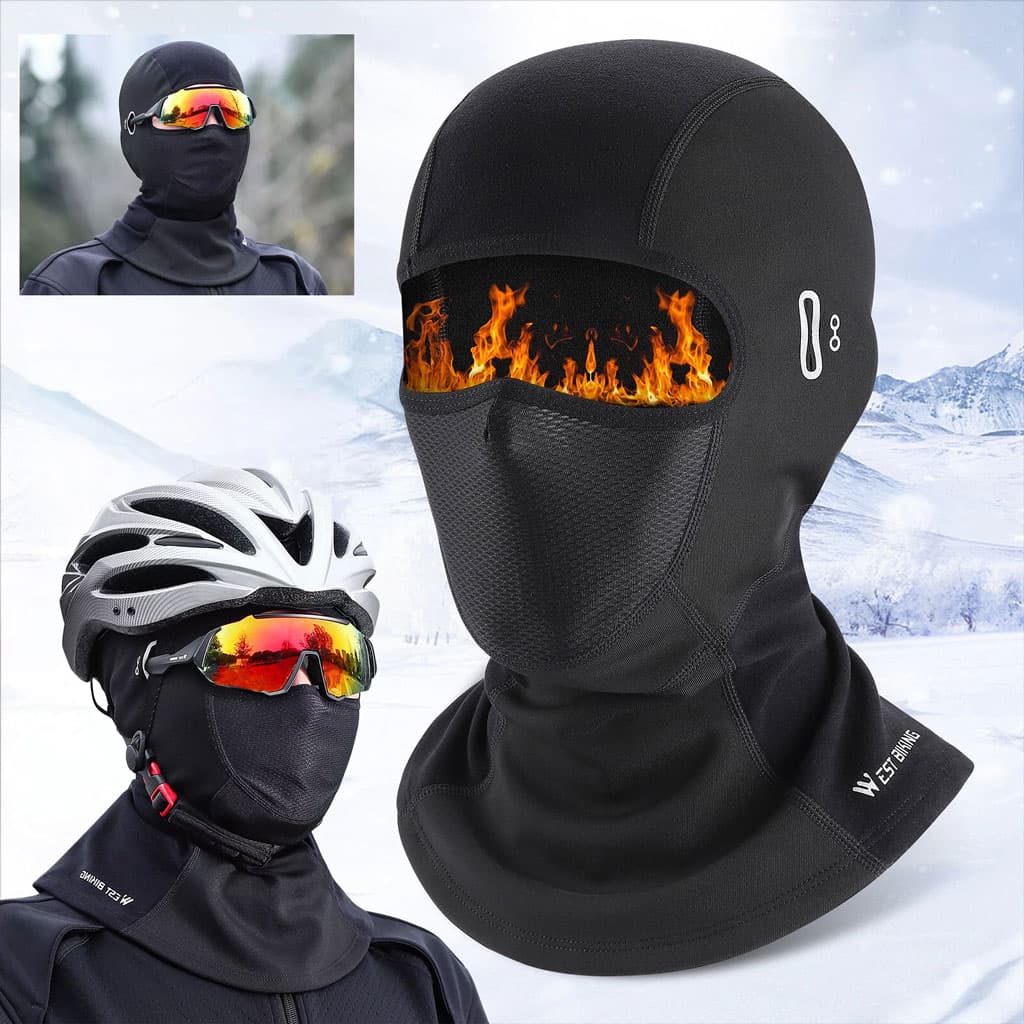 Cagoule Moto d’hiver Professionnel Tissue de Haute Qualité avec Emplacement pour Lunettes – قناع شتوي للدرجات النارية - Accessoires Auto/Moto - صورة 1