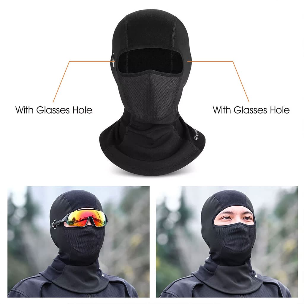 Cagoule Moto d’hiver Professionnel Tissue de Haute Qualité avec Emplacement pour Lunettes – قناع شتوي للدرجات النارية - Accessoires Auto/Moto - صورة 4