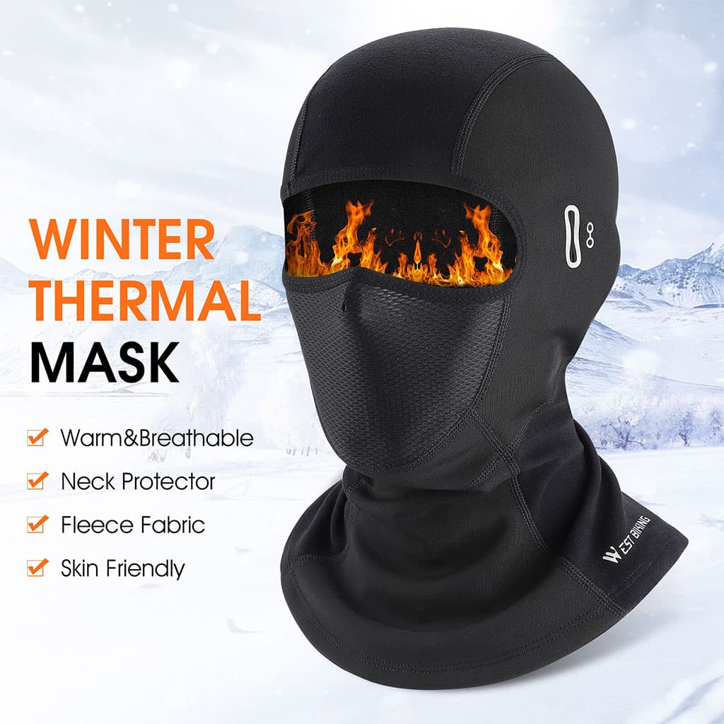 Cagoule Moto d’hiver Professionnel Tissue de Haute Qualité avec Emplacement pour Lunettes – قناع شتوي للدرجات النارية - Accessoires Auto/Moto - صورة 7