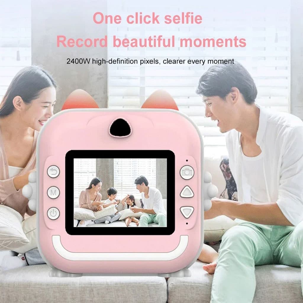 Appareil Photo Numérique HD pour Enfants avec Imprimante Thermique – كاميرة أطفال وصابعة صور فورية - Jouet & Gaming - صورة 6