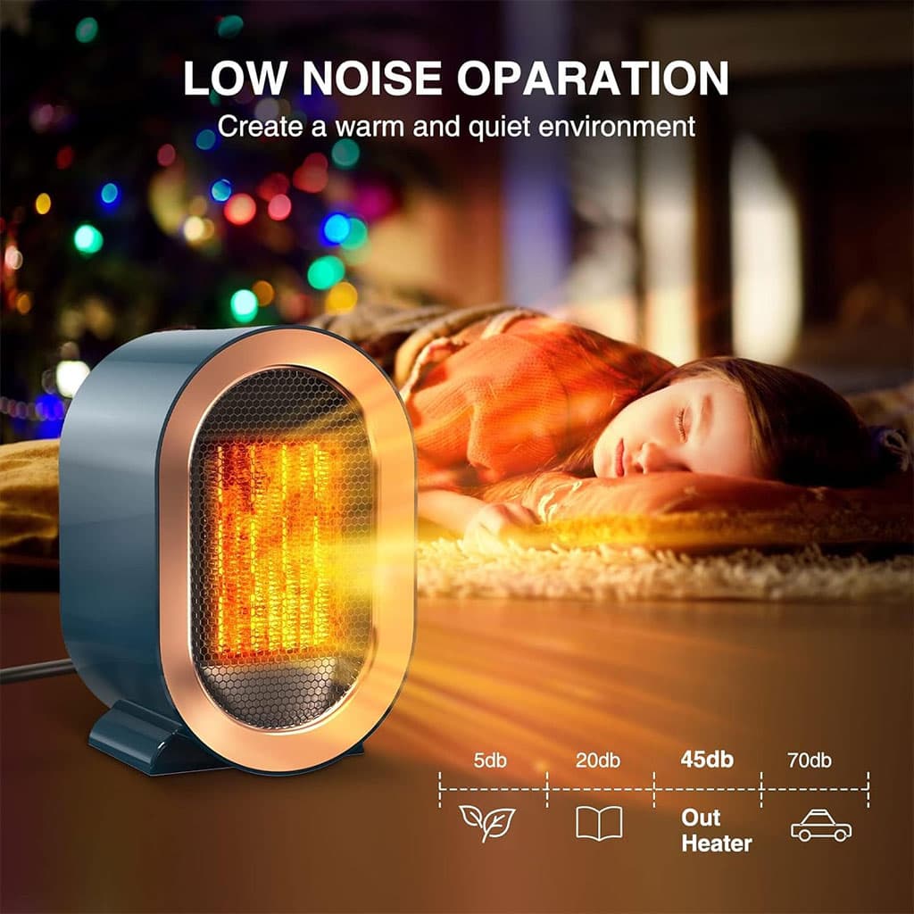 Chauffage soufflant rapide 1200 W idéal pour la maison ou le bureau – سخان كهربائي محمول - Produits de saison - صورة 3