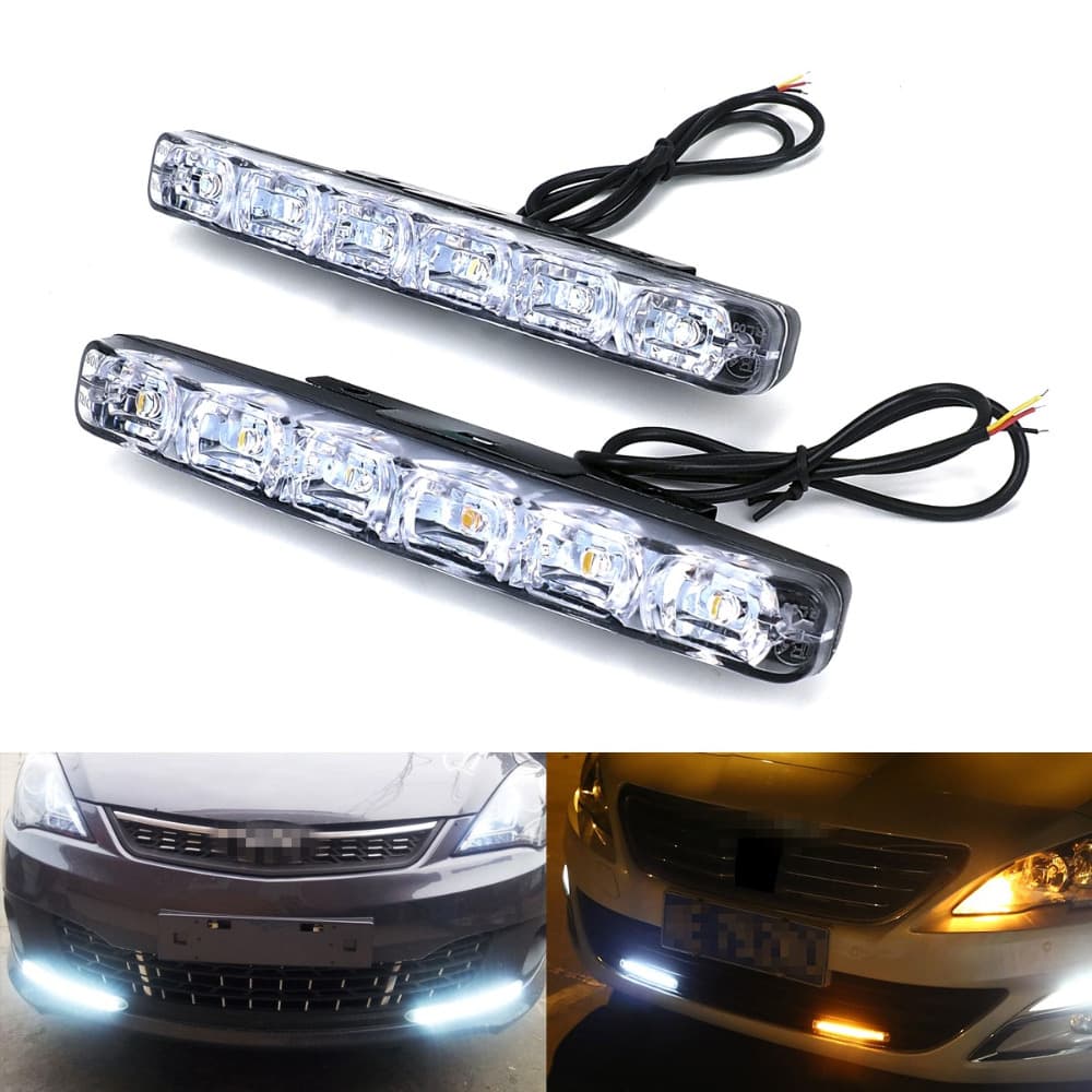 Feux de jour anti-brouillard Standard pour voiture 2 pcs ,10 led - Accessoires Auto/Moto - صورة 1