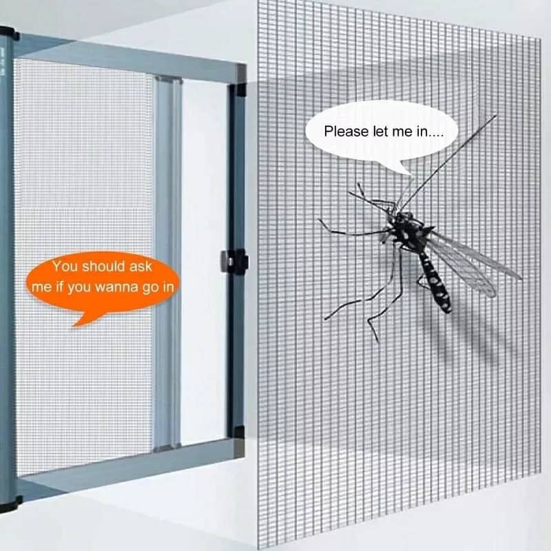 Moustiquaires Pour Fenêtre Avec Fixation 1.4 × 1.2 M - Maison - صورة 3