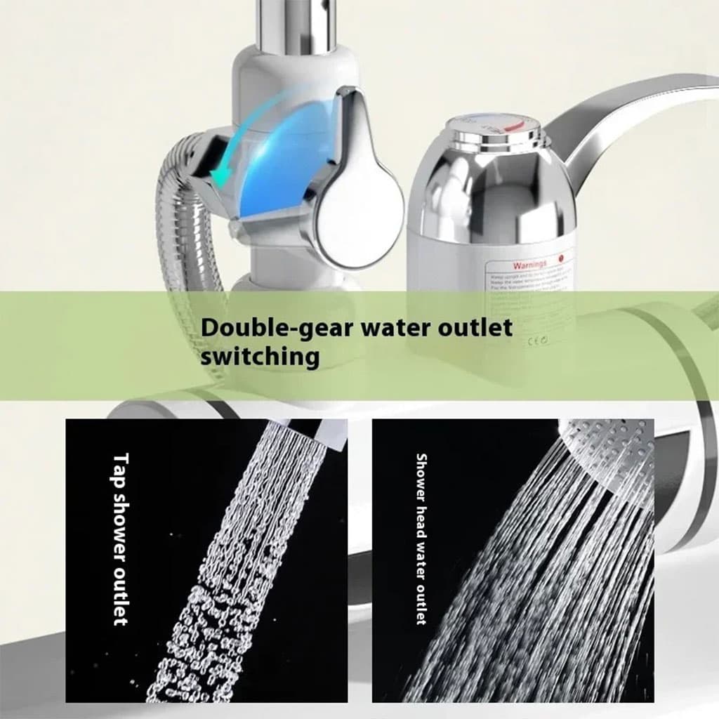 Robinet chauffant électrique avec douchette pour salle de bain – سخان مياه سريع للحمام - Maison - صورة 4