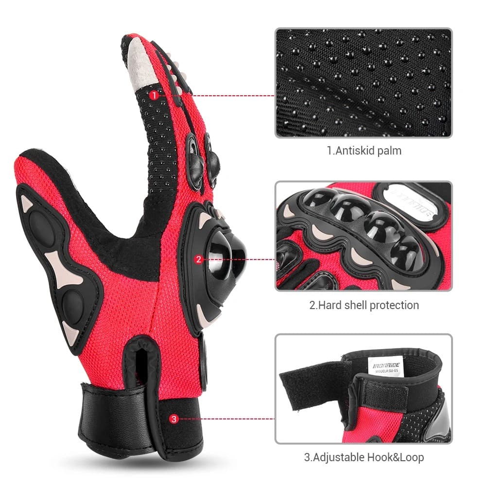 Pack Moto Hiver Cagoule Professionnel + Gants Pro Biker respirants avec protections antidérapantes - Accessoires Auto/Moto - صورة 12