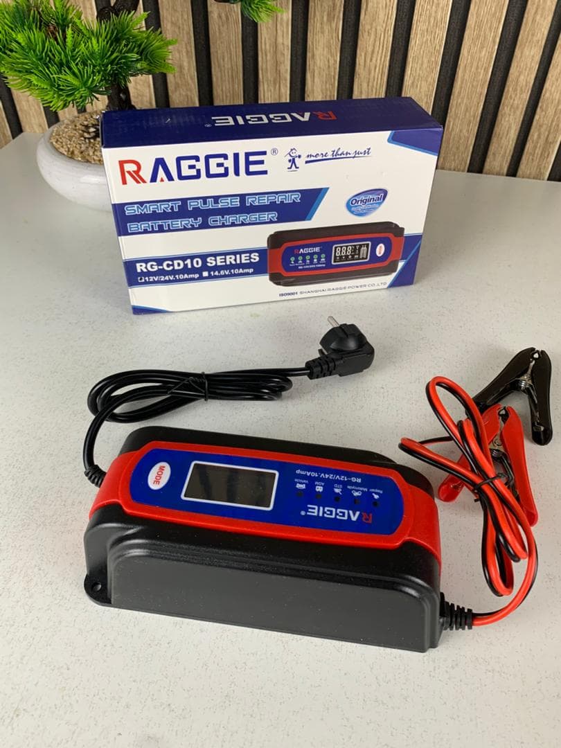 Chargeur de batterie voiture automatique intelligent 12-12v.10Amp – شاحن بطارية للسيارات - Accessoires Auto/Moto - صورة حقيقية 9
