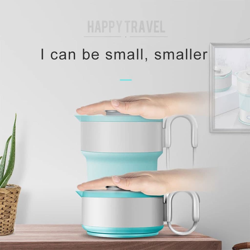 Bouilloire Électrique Pliable en Silicone Alimentaire avec Gobelet Pliable – غلاية مياه قابلة للطي ومحمولة - Cuisine - صورة 4