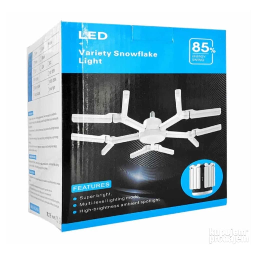 Lampe LED à visser déformable ultra lumineuse 6500K - Électronique - صورة 8