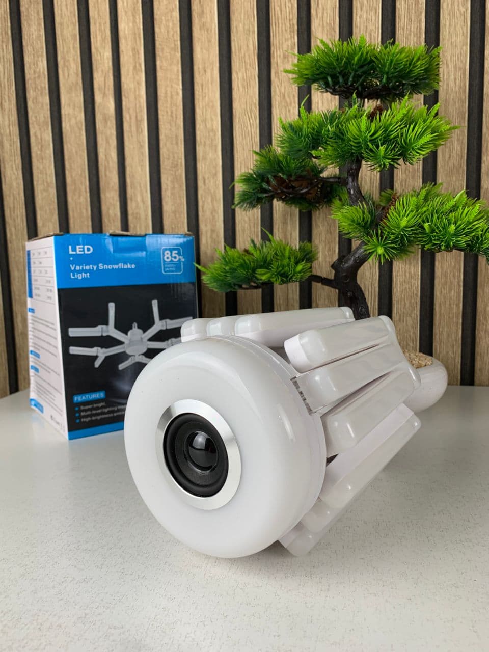 Lampe LED à visser déformable ultra lumineuse 6500K - Électronique - صورة حقيقية 11
