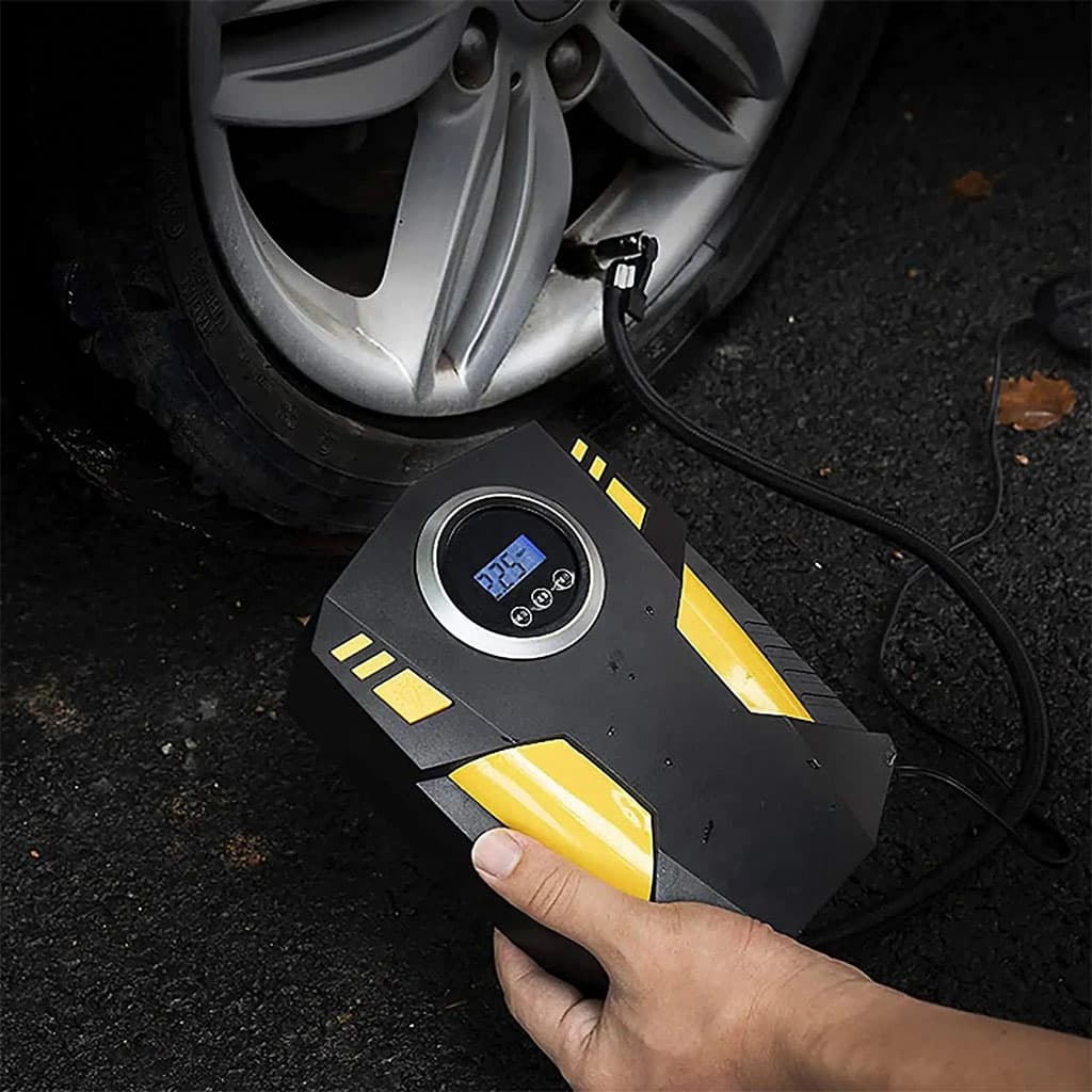Compresseur d’Air Numérique pour Voiture et Moto 150Psi BE0173 – جهاز ضغط العجلات محمول - Accessoires Auto/Moto - صورة 2