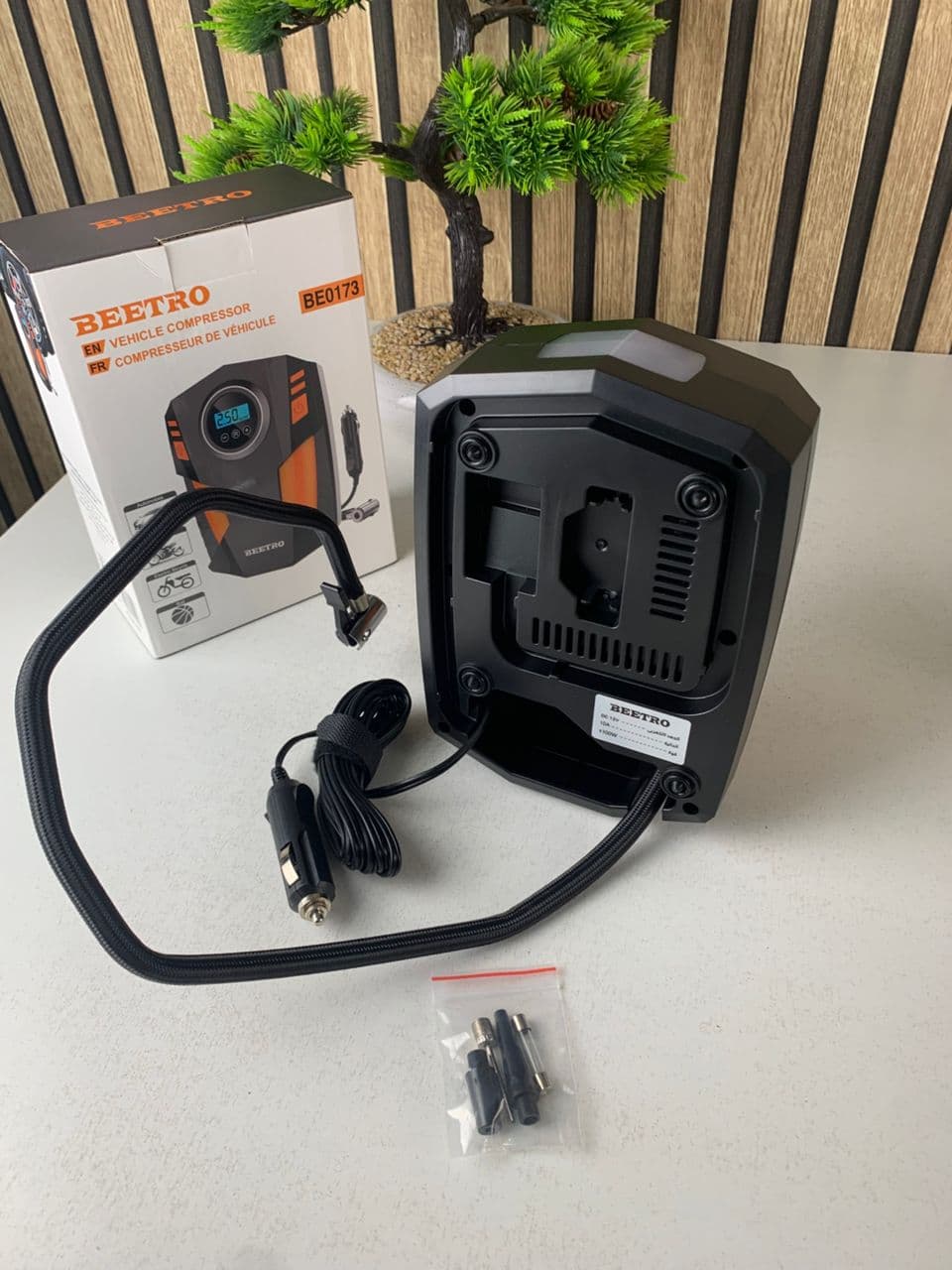 Compresseur d’Air Numérique pour Voiture et Moto 150Psi BE0173 – جهاز ضغط العجلات محمول - Accessoires Auto/Moto - صورة حقيقية 10
