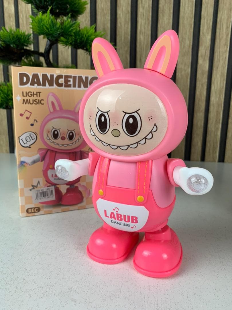 Labubu jouet dansant et chantant avec projecteur sonore et lumineux - Jouet & Gaming - صورة حقيقية 7