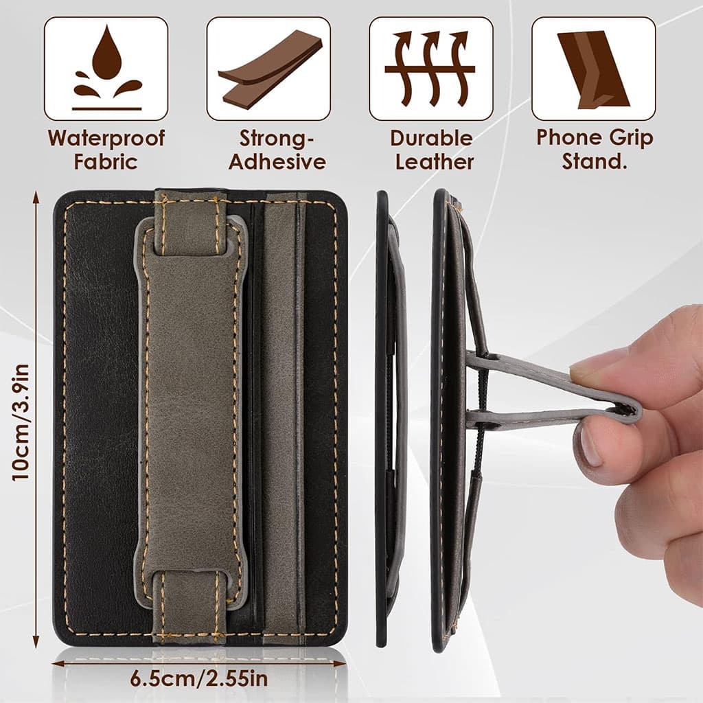 Étui porte-cartes pour téléphone portable auto-adhésif – حاملة بطاقات خلف الهاتف - Accessoires - صورة 5