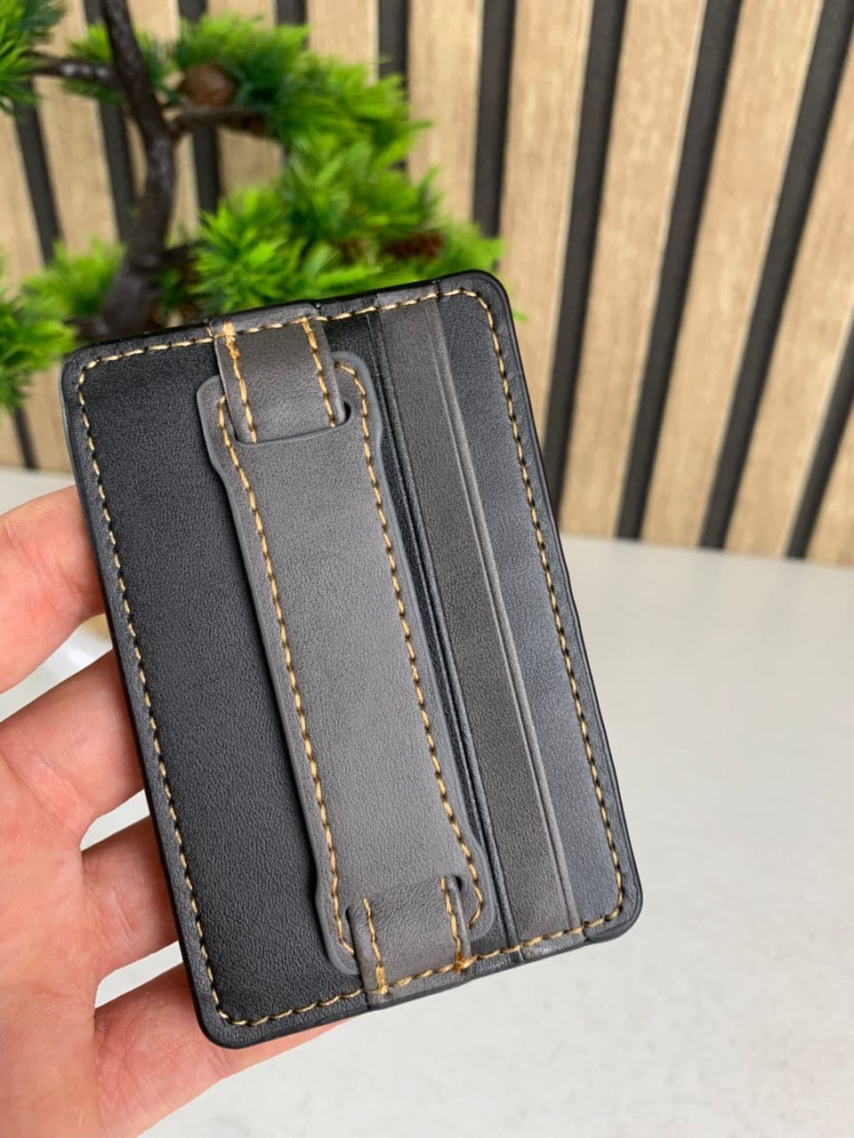Étui porte-cartes pour téléphone portable auto-adhésif – حاملة بطاقات خلف الهاتف - Accessoires - صورة حقيقية 7