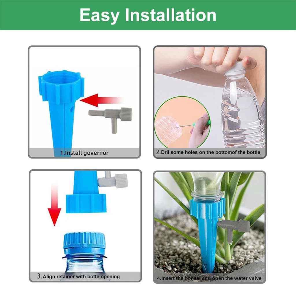 Système d’irrigation goutte à goutte automatique 10pcs pour arroser les plantes - Outillage et Bricolage - صورة 4