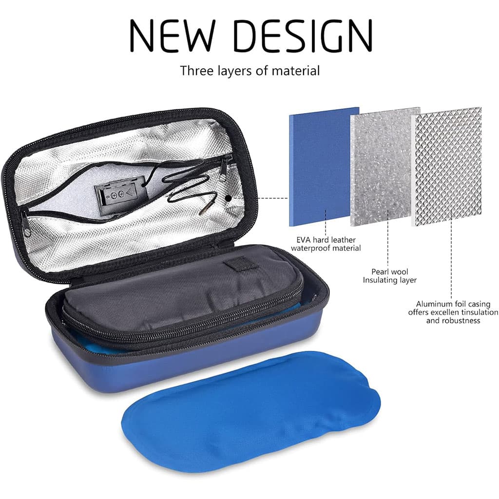 Trousse isotherme pour insuline avec écran afficheur de température - Divers - صورة 5